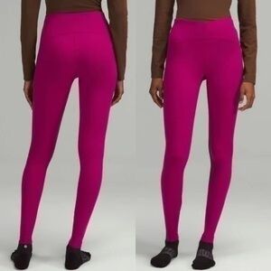 Lululemon Women’s Nuku Magenta Pink High-Waisted Leggings size 16